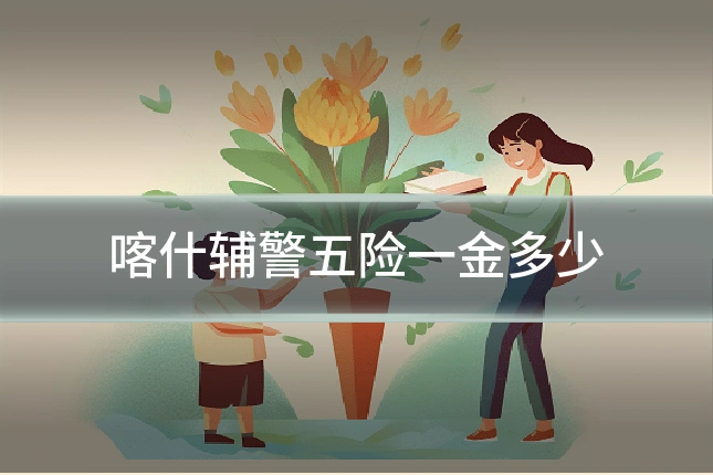 喀什辅警五险一金多少