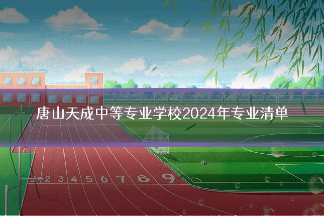 唐山天成中等专业学校2024年专业清单