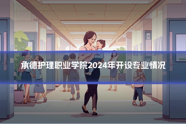 承德护理职业学院2024年开设专业情况