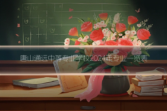 唐山通远中等专业学校2024年专业一览表