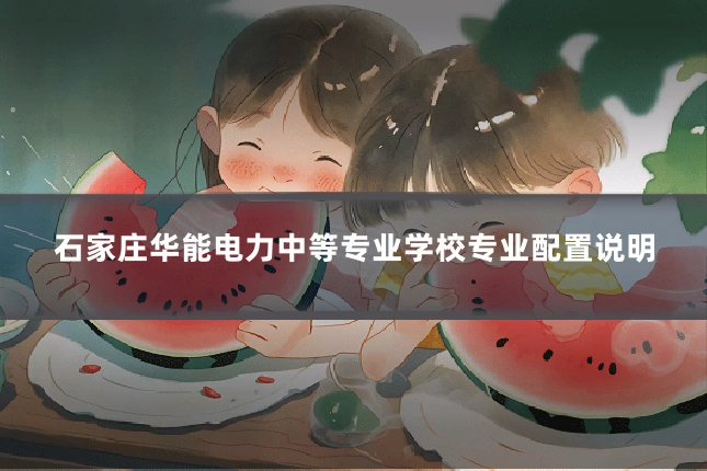 石家庄华能电力中等专业学校专业配置说明