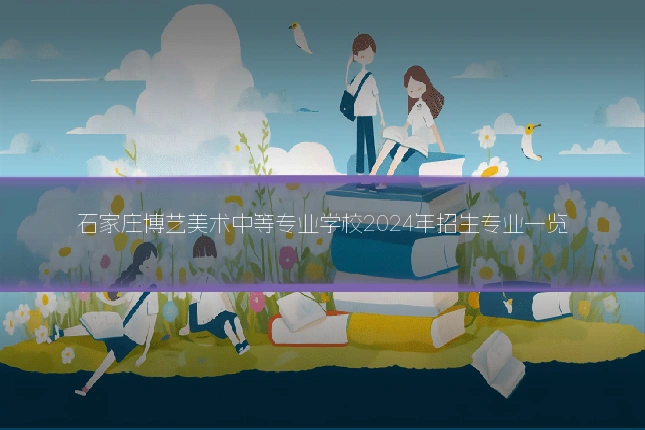 石家庄博艺美术中等专业学校2024年招生专业一览