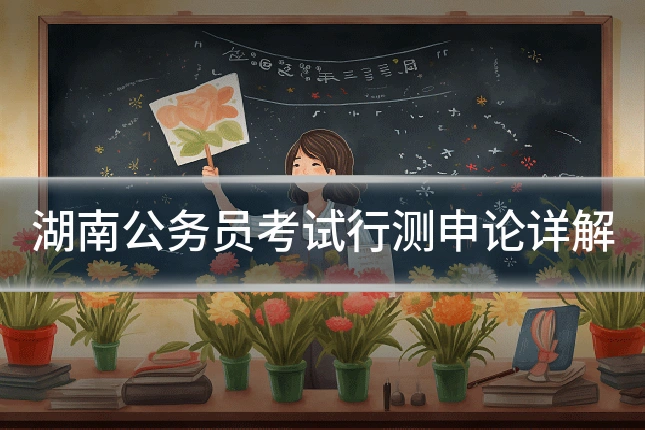 湖南公务员考试行测申论详解