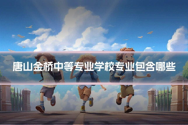 唐山金桥中等专业学校专业包含哪些