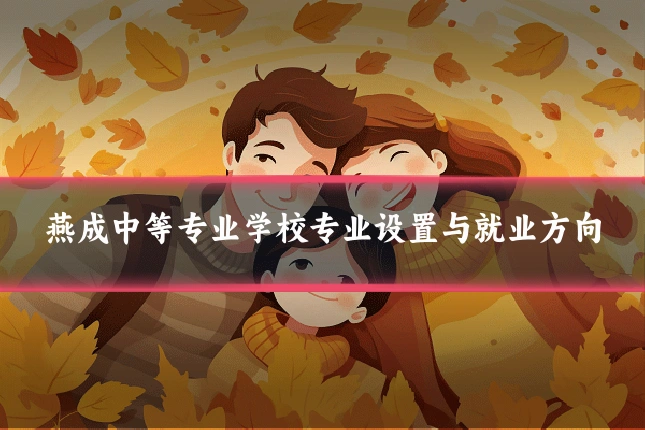 燕成中等专业学校专业设置与就业方向