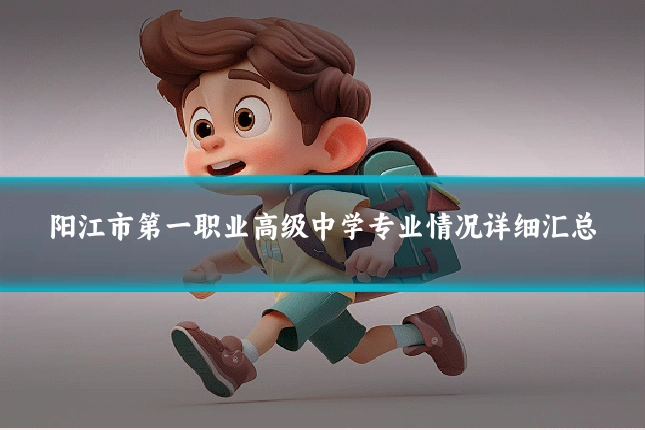 阳江市第一职业高级中学专业情况详细汇总