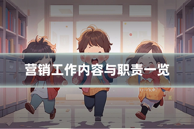 营销工作内容与职责一览