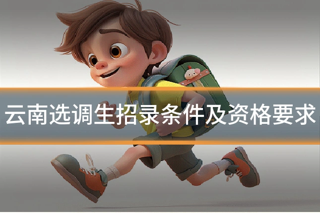云南选调生招录条件及资格要求