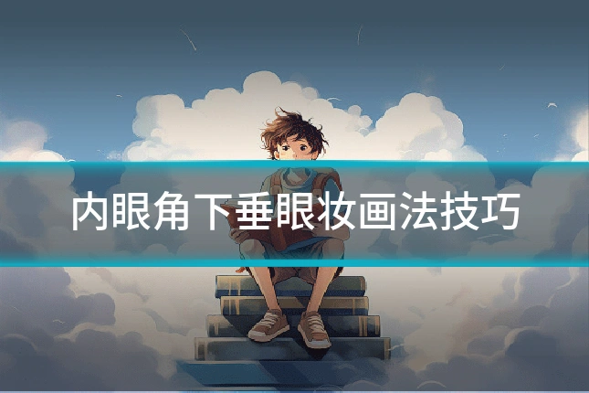 内眼角下垂眼妆画法技巧