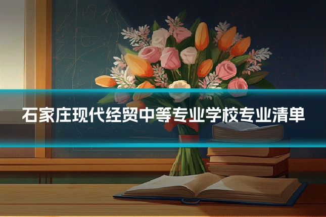 石家庄现代经贸中等专业学校专业清单