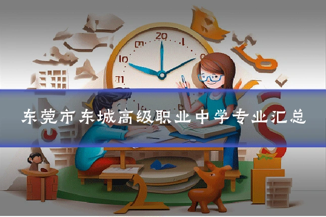 东莞市东城高级职业中学专业汇总