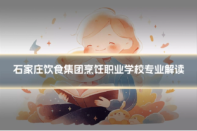 石家庄饮食集团烹饪职业学校专业解读