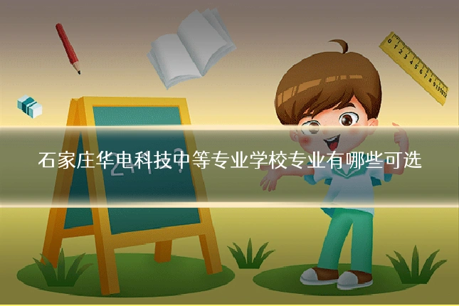 石家庄华电科技中等专业学校专业有哪些可选