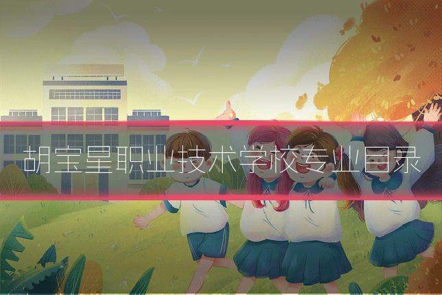 胡宝星职业技术学校专业目录