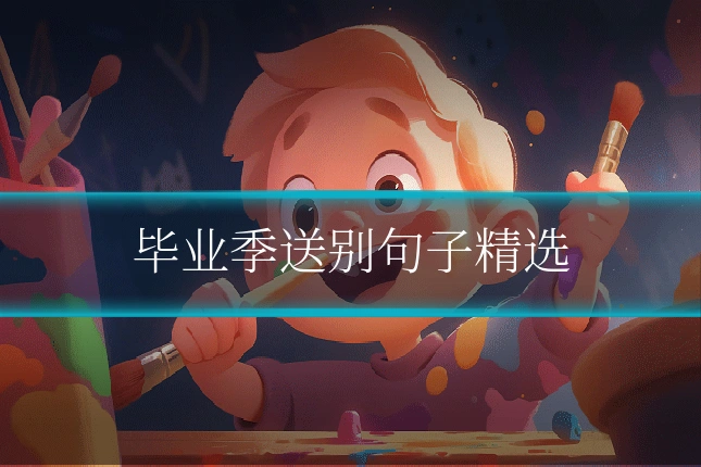 毕业季送别句子精选