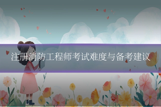 注册消防工程师考试难度与备考建议