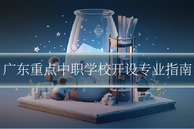 广东重点中职学校开设专业指南