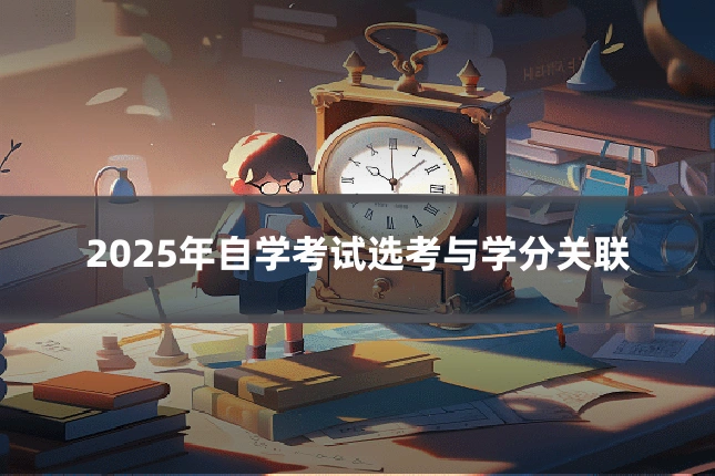2025年自学考试选考与学分关联