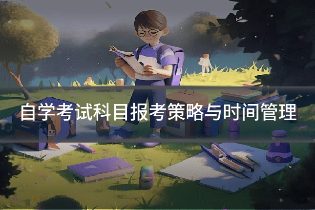 自学考试科目报考策略与时间管理