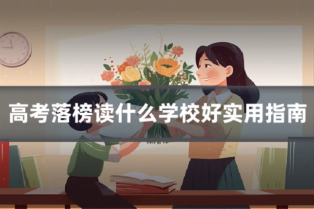 高考落榜读什么学校好实用指南