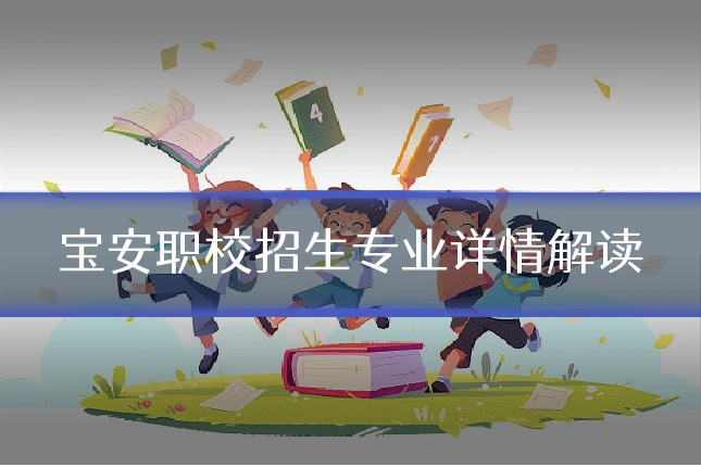宝安职校招生专业详情解读