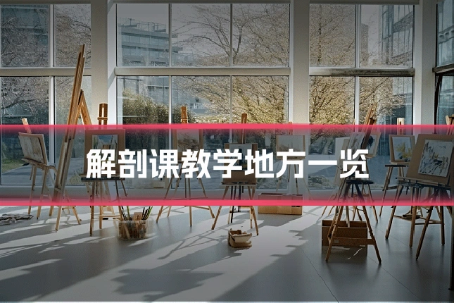 解剖课教学地方一览