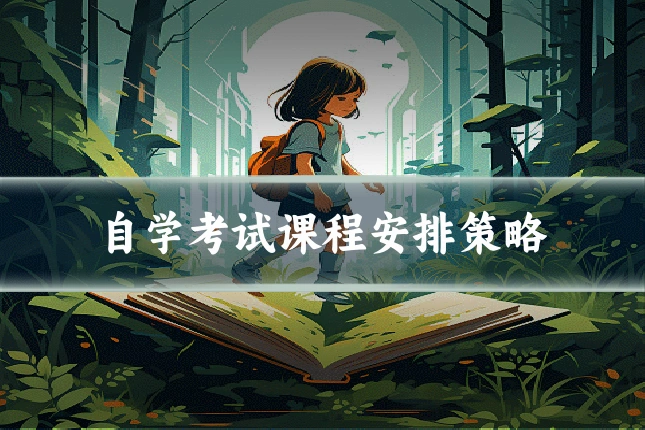 自学考试课程安排策略