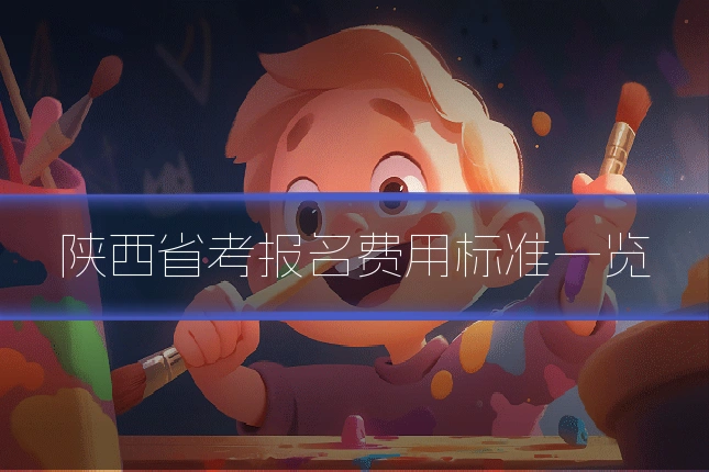 陕西省考报名费用标准一览