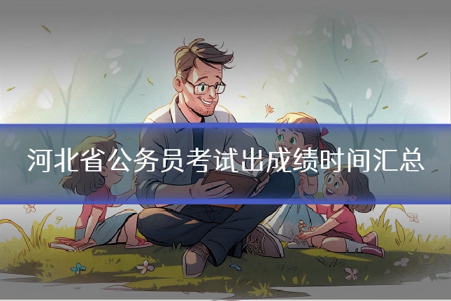 河北省公务员考试出成绩时间汇总