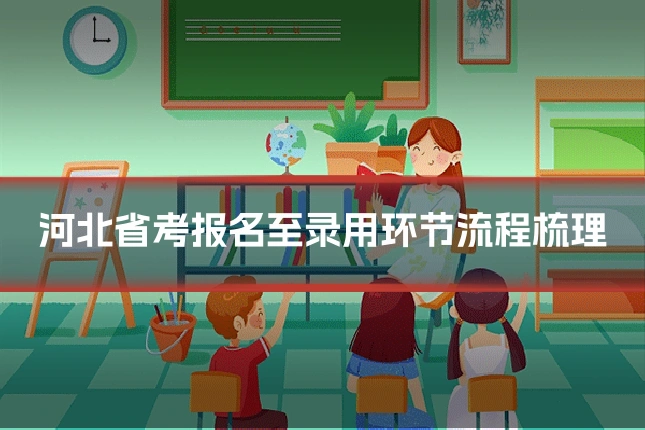 河北省考报名至录用环节流程梳理