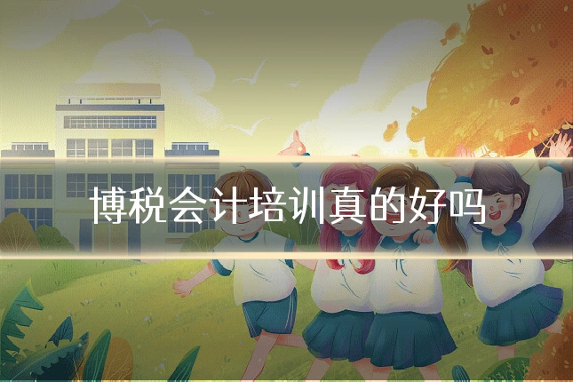 博税会计培训真的好吗