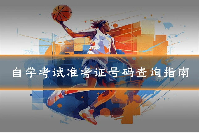 自学考试准考证号码查询指南