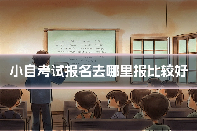 小自考试报名去哪里报比较好