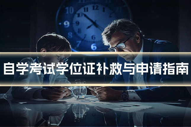 自学考试学位证补救与申请指南