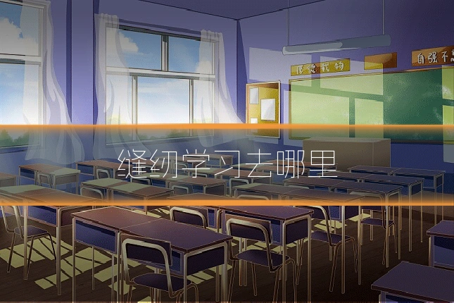 缝纫学习去哪里