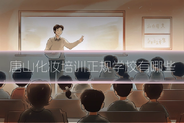 唐山化妆培训正规学校有哪些