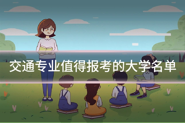 交通专业值得报考的大学名单