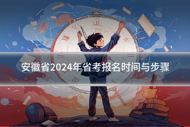 安徽省2024年省考报名时间与步骤