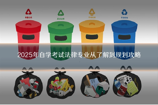 2025年自学考试法律专业从了解到规划攻略