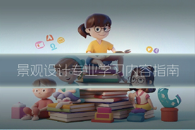 景观设计专业学习内容指南