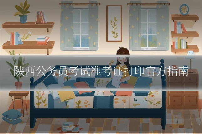 陕西公务员考试准考证打印官方指南