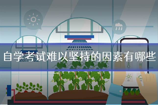自学考试难以坚持的因素有哪些