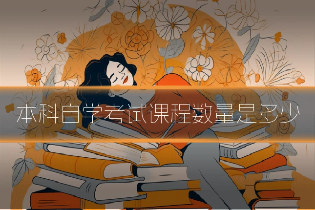 本科自学考试课程数量是多少