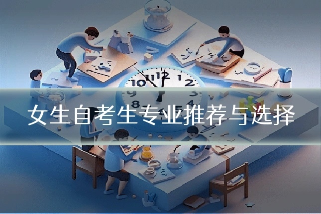 女生自考生专业推荐与选择