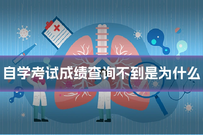 自学考试成绩查询不到是为什么