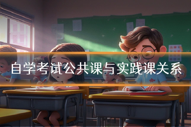 自学考试公共课与实践课关系
