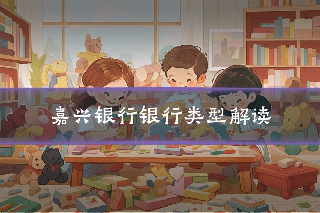 嘉兴银行银行类型解读
