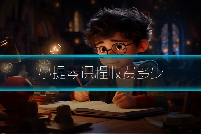 小提琴课程收费多少
