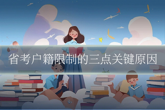 省考户籍限制的三点关键原因