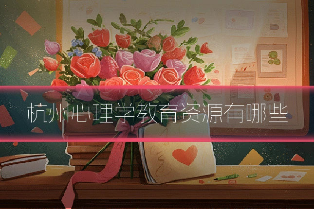 杭州心理学教育资源有哪些